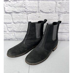KODIAK Women's Gray Leather Slip on Boots US 10
